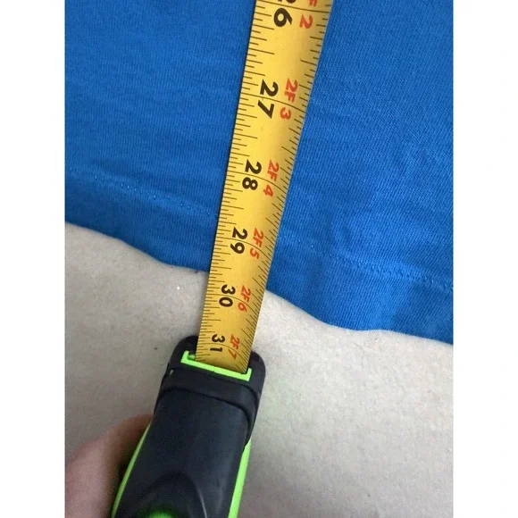 Vintage Carolina Panthers Shirt Men's XL Logo 7 3D Blue Single Stitch 90s - Picture 6 of 9